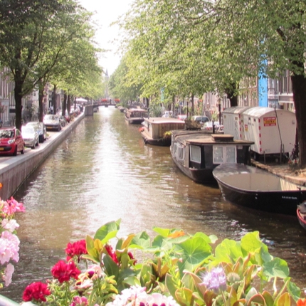 The canals of Amsterdam, Netherlands
